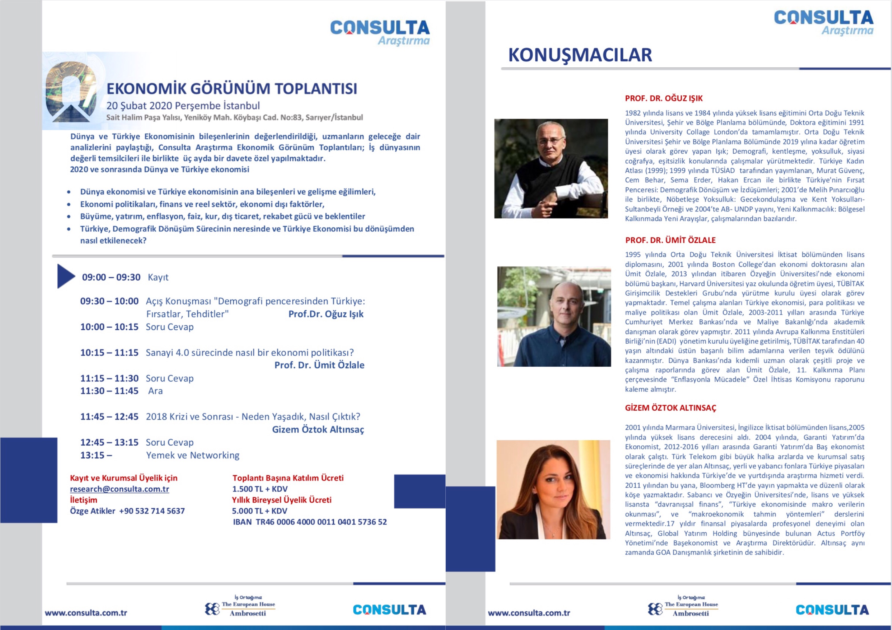 Ekonomik Görünüm Toplantıları