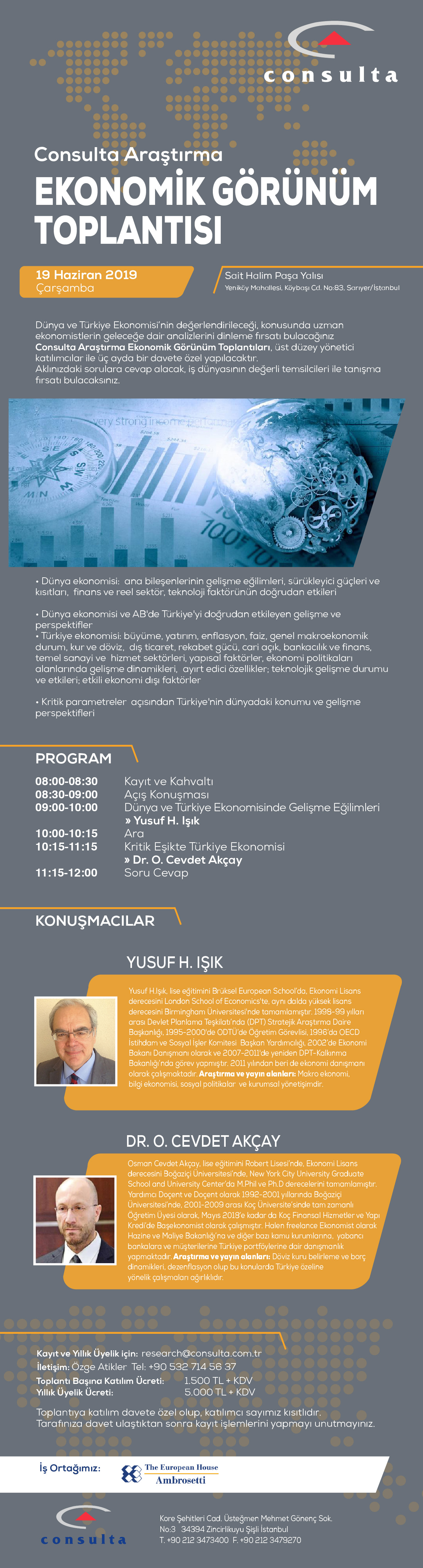 Ekonomik Görünüm Toplantısı- 19 Haziran 2019