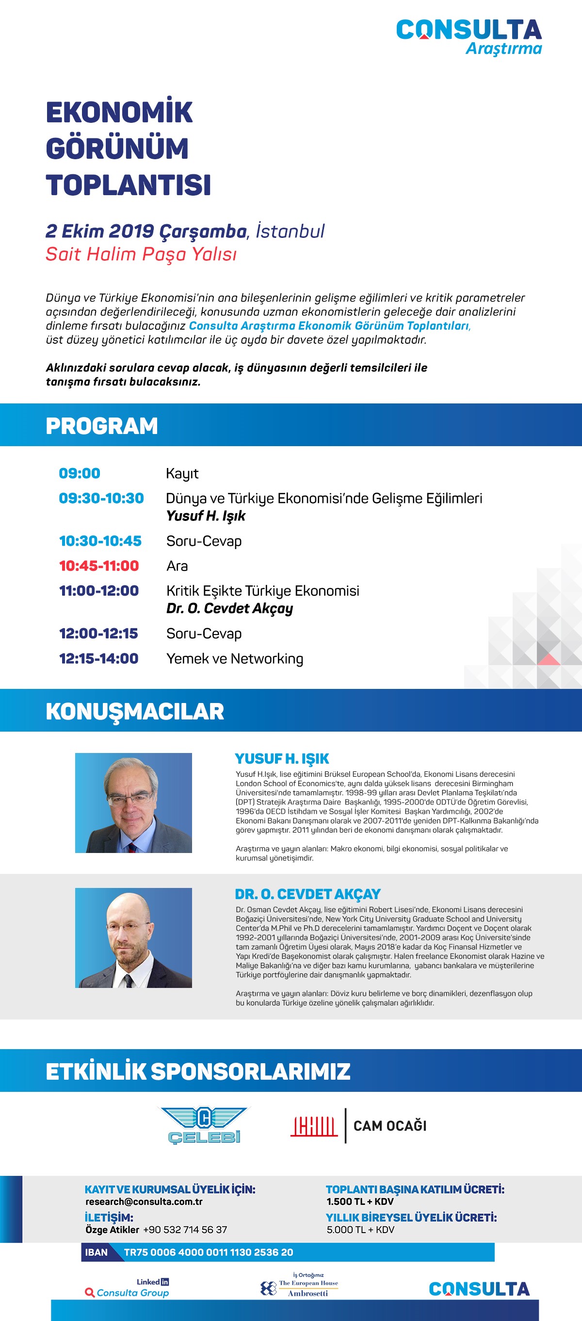 Ekonomik Görünüm Toplantısı- 02 Ekim 2019